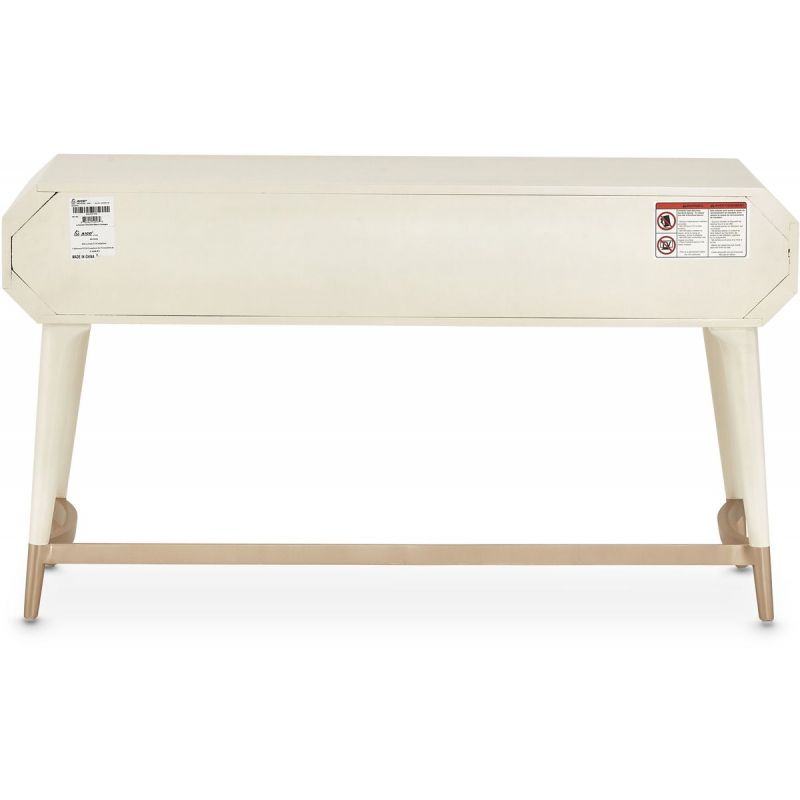 AICO La Rachelle Vanity Desk in Medium Champagne - Furniture Now (CA)