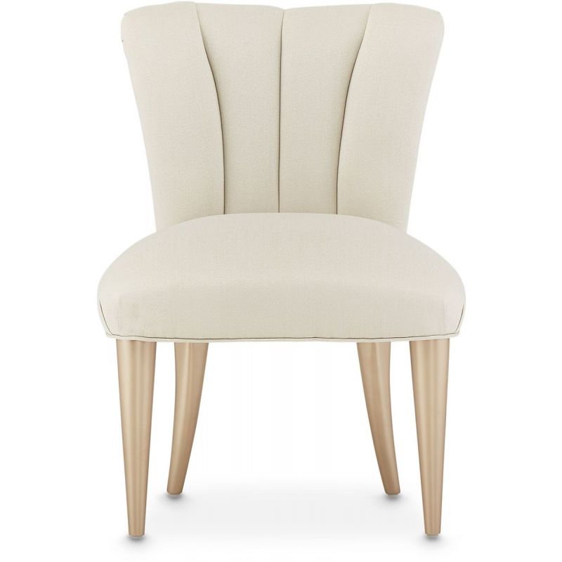 AICO La Rachelle Vanity Chair in Medium Champagne image