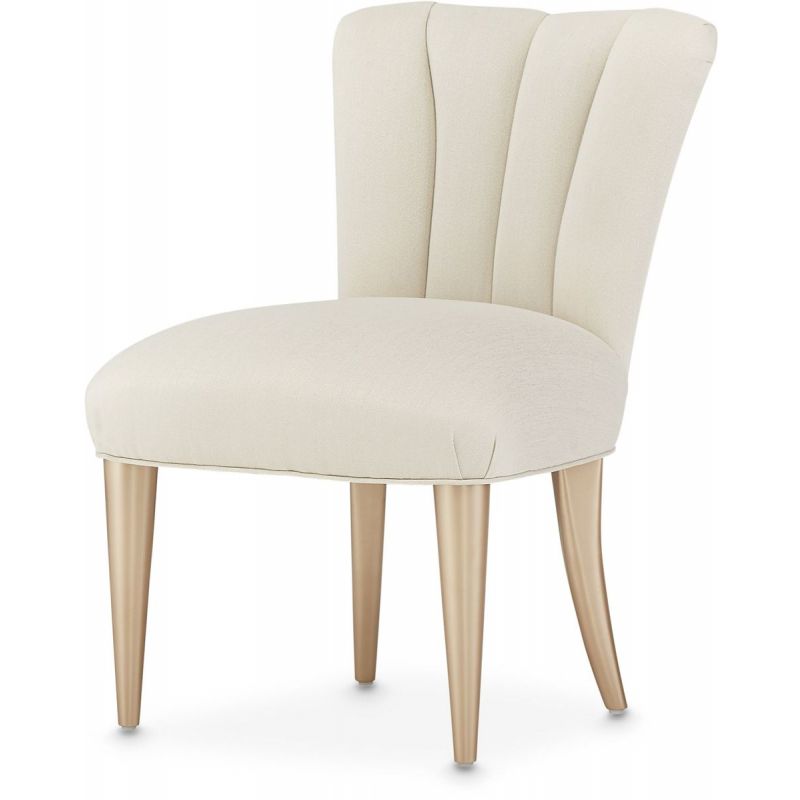 AICO La Rachelle Vanity Chair in Medium Champagne - Furniture Now (CA)