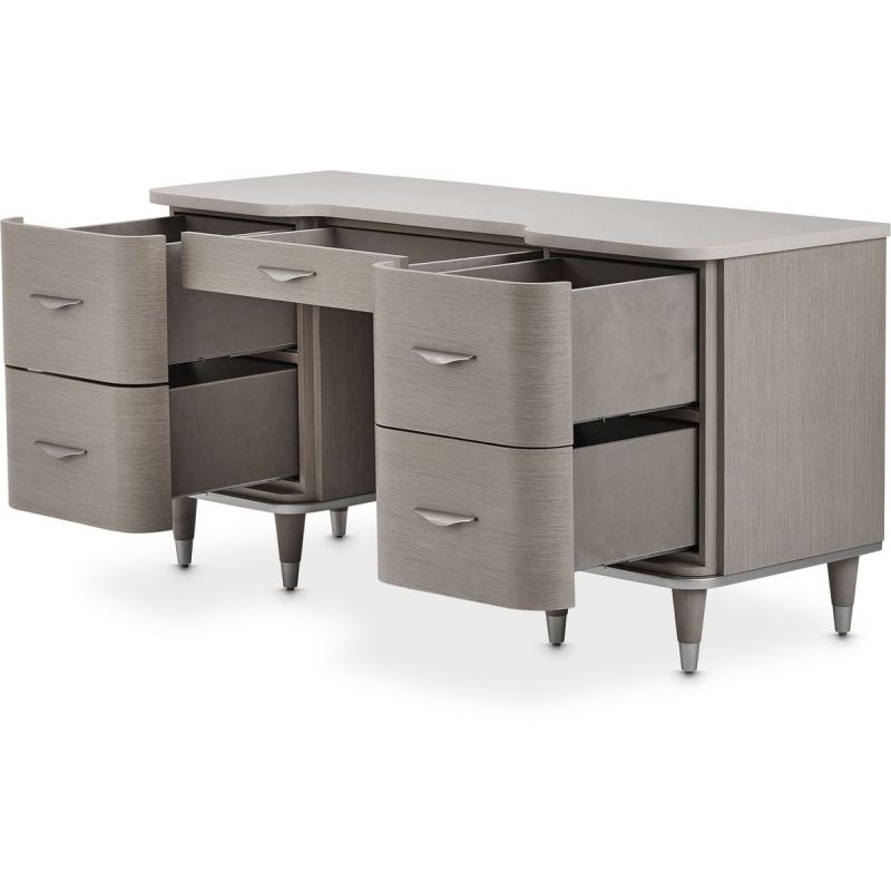 AICO Eclipse Vanity/Writing Desk in Moonlight - Furniture Now (CA)