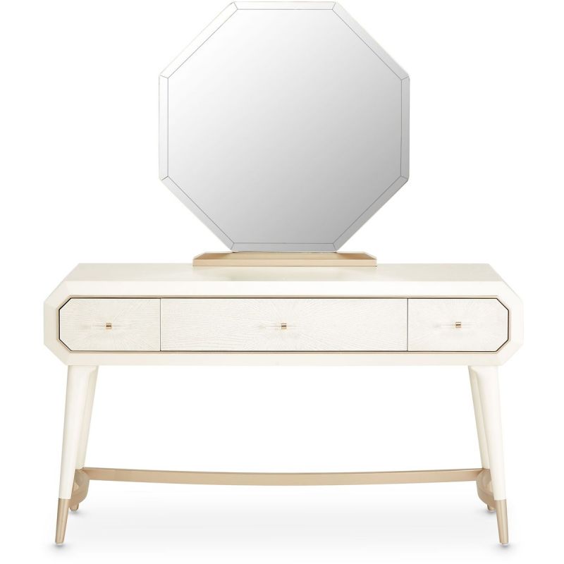 AICO La Rachelle Vanity Mirror in Medium Champagne - Furniture Now (CA)