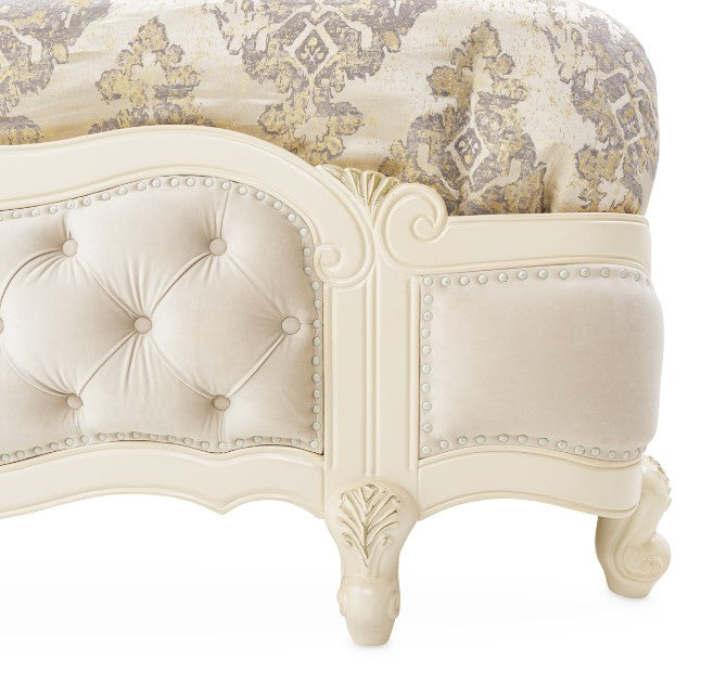 AICO Lavelle Queen Wing Mansion Bed in Classic Pearl - Furniture Now (CA)