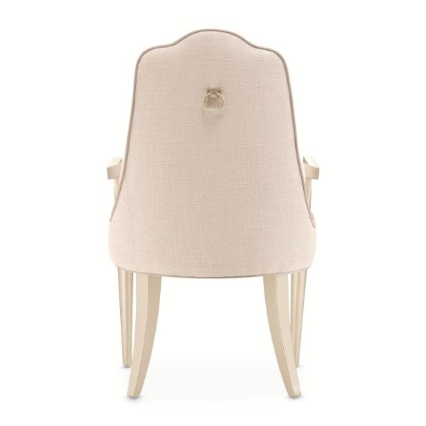 AICO Malibu Crest Arm Chair in Chardonnay (Set of 2) - Furniture Now (CA)